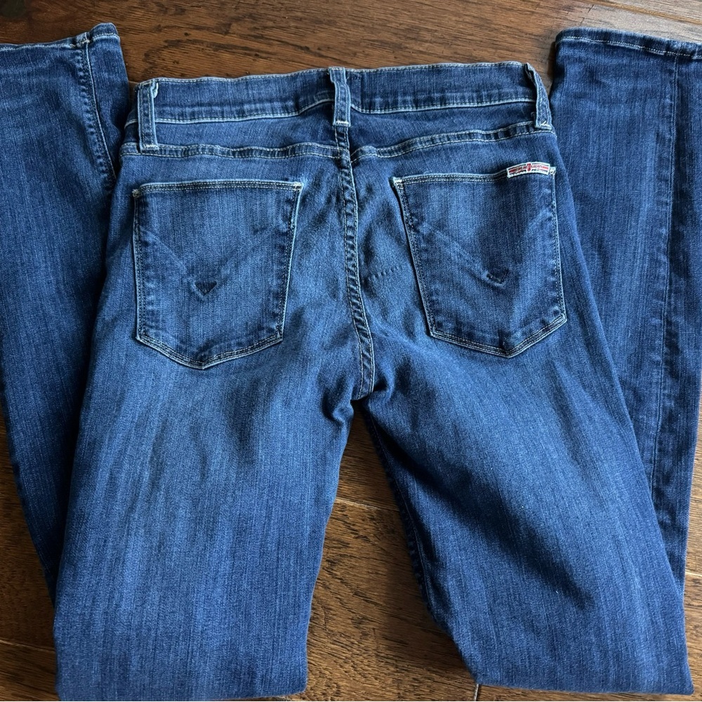 Hudson Colette Jeans Womens Size 27 Skinny Mid Rise Stretch Medium Washed Denim - Picture 2 of 4